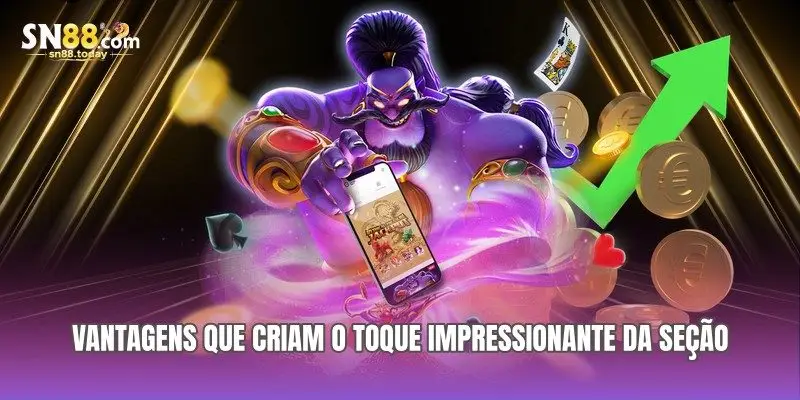 Vantagens que criam o toque impressionante da seção